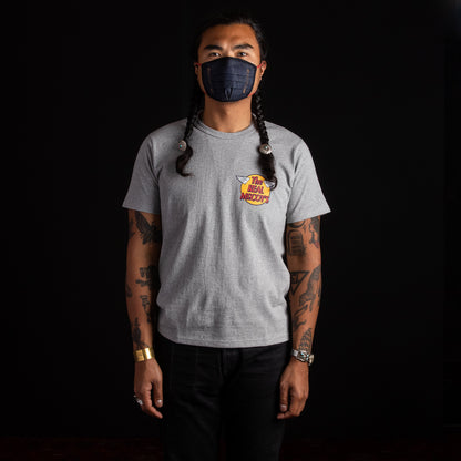 The Real McCoy's Short Sleeve Logo Tee - Gray - Standard & Strange