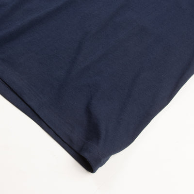 Merz b. Schwanen 1950s Lightweight Loopwheeled Tee - Ink Blue - Standard & Strange