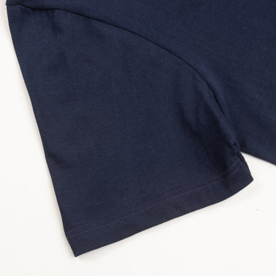 Merz b. Schwanen 1950s Lightweight Loopwheeled Tee - Ink Blue - Standard & Strange