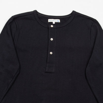 Merz b. Schwanen 206 Loopwheeled LS Henley - Charcoal - Standard & Strange