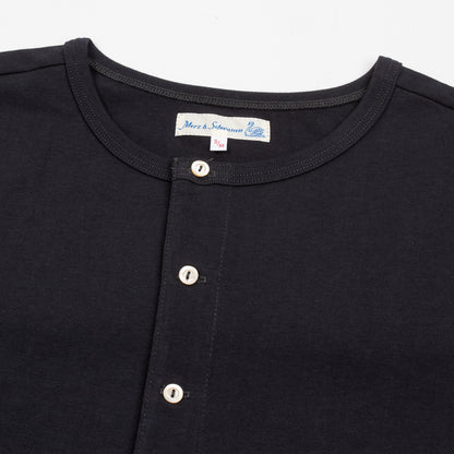 Merz b. Schwanen 206 Loopwheeled LS Henley - Charcoal - Standard & Strange