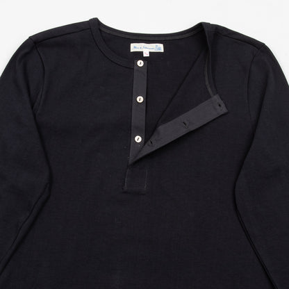 Merz b. Schwanen 206 Loopwheeled LS Henley - Charcoal - Standard & Strange