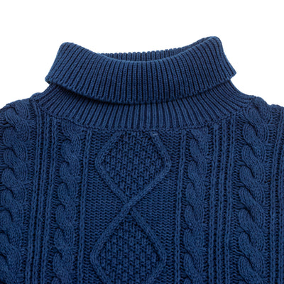 Mister Freedom Mariner Roll-Neck Sweater - Indigo - Standard & Strange