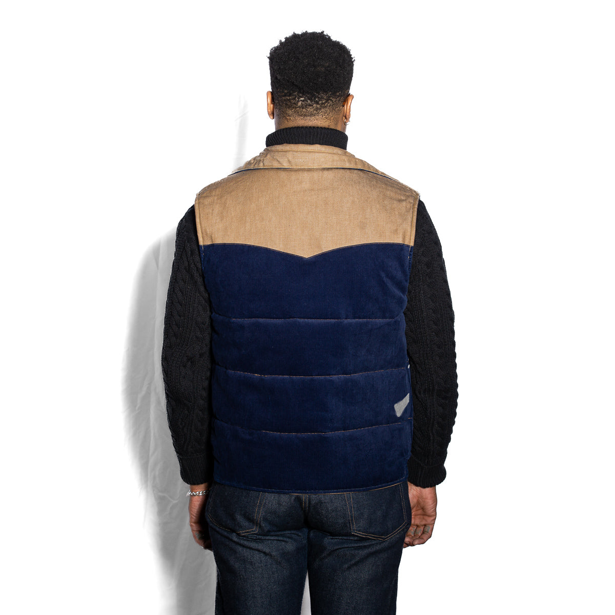 Sonny Puffer Vest - Brown