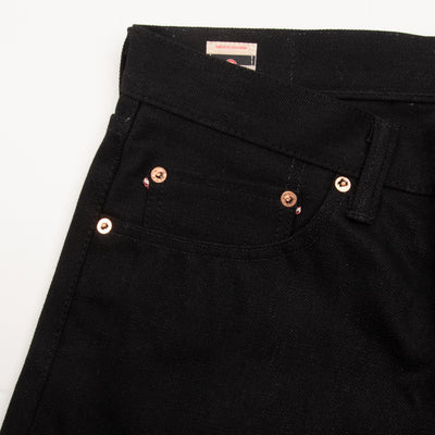 Momotaro 0405-B High Tapered Fit - 15.7oz Black/Black Selvedge - Standard & Strange