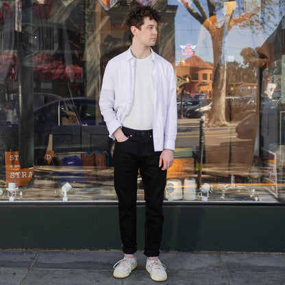 Momotaro 0405-B High Tapered Fit - 15.7oz Black/Black Selvedge - Standard & Strange