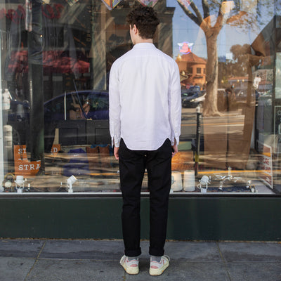 Momotaro 0405-B High Tapered Fit - 15.7oz Black/Black Selvedge - Standard & Strange