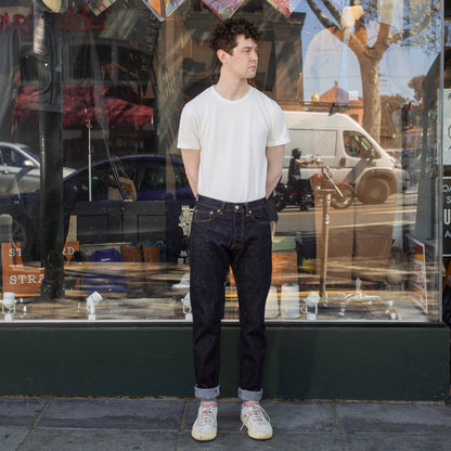 Momotaro 0405-V High Tapered Fit - 15.7oz Zimbabwe Cotton Selvedge (One-wash) - Standard & Strange