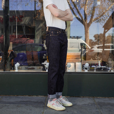 Momotaro 0405-V High Tapered Fit - 15.7oz Zimbabwe Cotton Selvedge (One-wash) - Standard & Strange