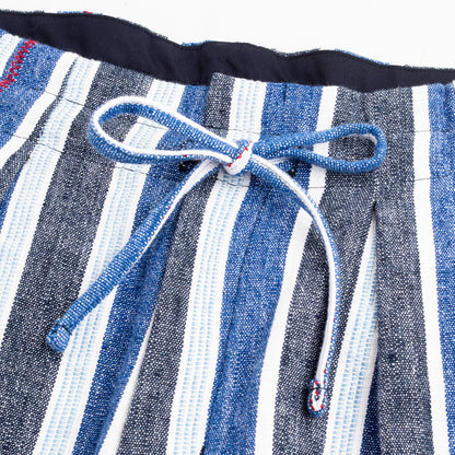 Monitaly Drop Crotch Shorts - Indigo Mud Cloth - Standard & Strange