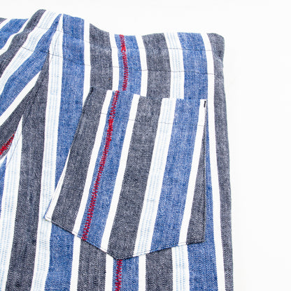 Monitaly Drop Crotch Shorts - Indigo Mud Cloth - Standard & Strange