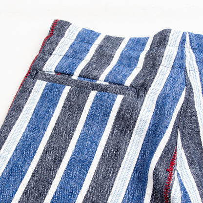 Monitaly Drop Crotch Shorts - Indigo Mud Cloth - Standard & Strange