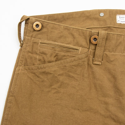 Ooe Yofukuten The Boss Pants - 12.5oz Khaki Selvedge Duck - Standard & Strange