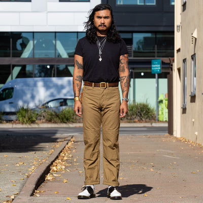 The Boss Pants - 12.5oz Khaki Selvedge Duck