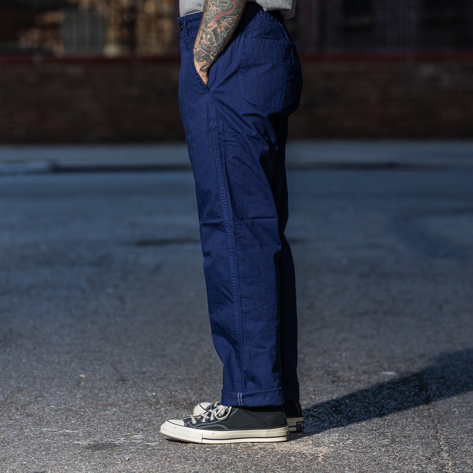 OrSlow French Work Pants Blue Standard & Strange