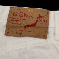 OrSlow 107 Ivy Fit Denim - White - Standard & Strange