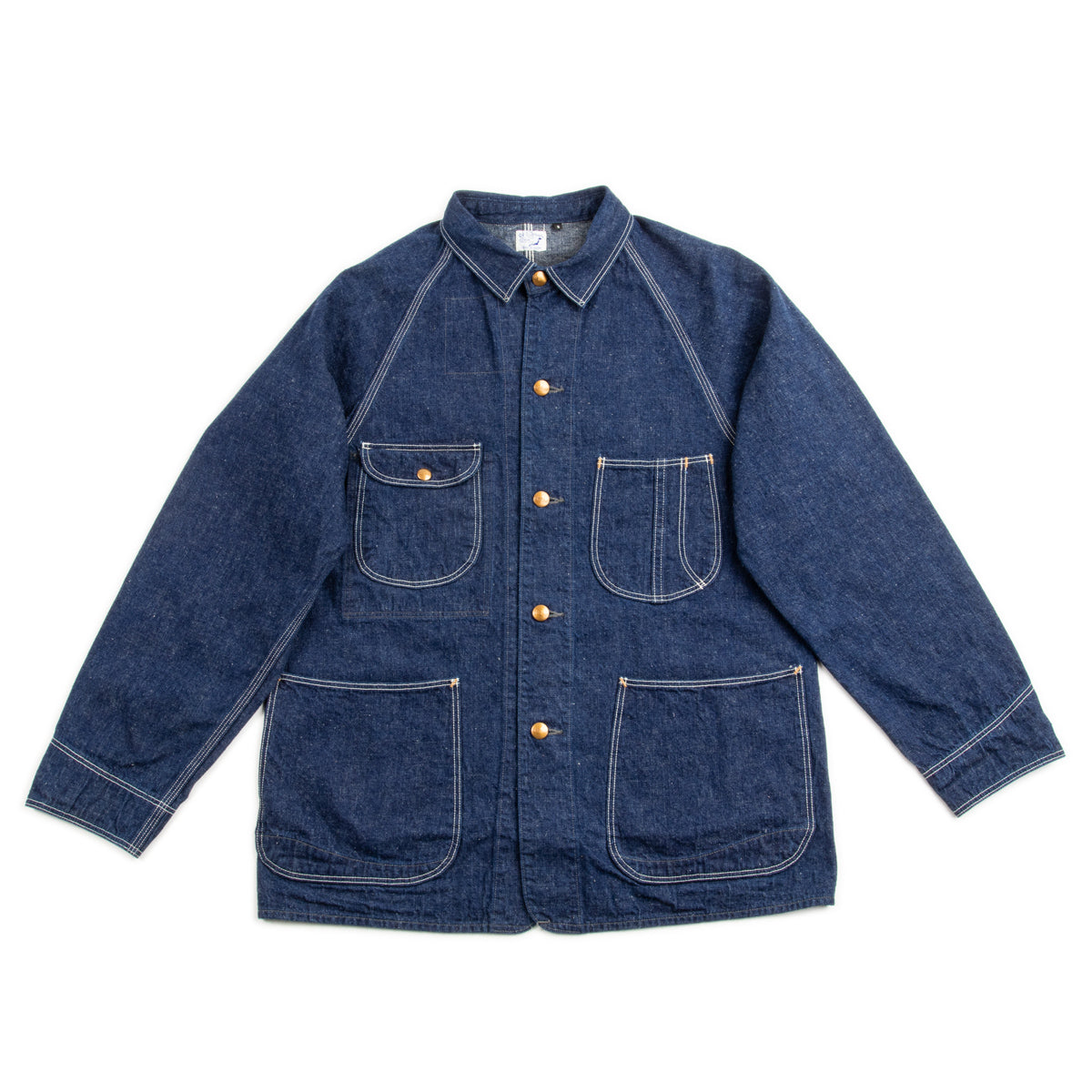 OrSlow 1950s Coverall Jacket - Indigo Denim (One Wash