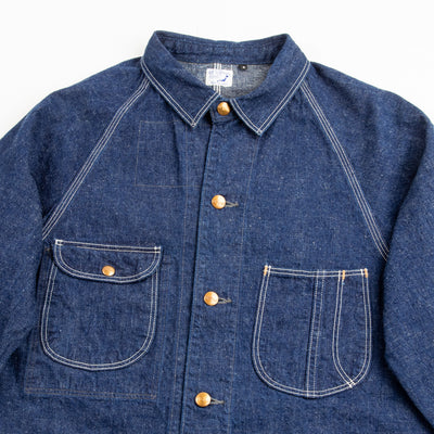 OrSlow 1950s Coverall Jacket - Indigo Denim (One Wash) - Standard & Strange