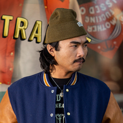 Papa Nui US Army Amphibious Forces Watch Cap - Khaki - Standard & Strange