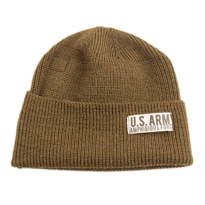 Papa Nui US Army Amphibious Forces Watch Cap - Khaki - Standard & Strange