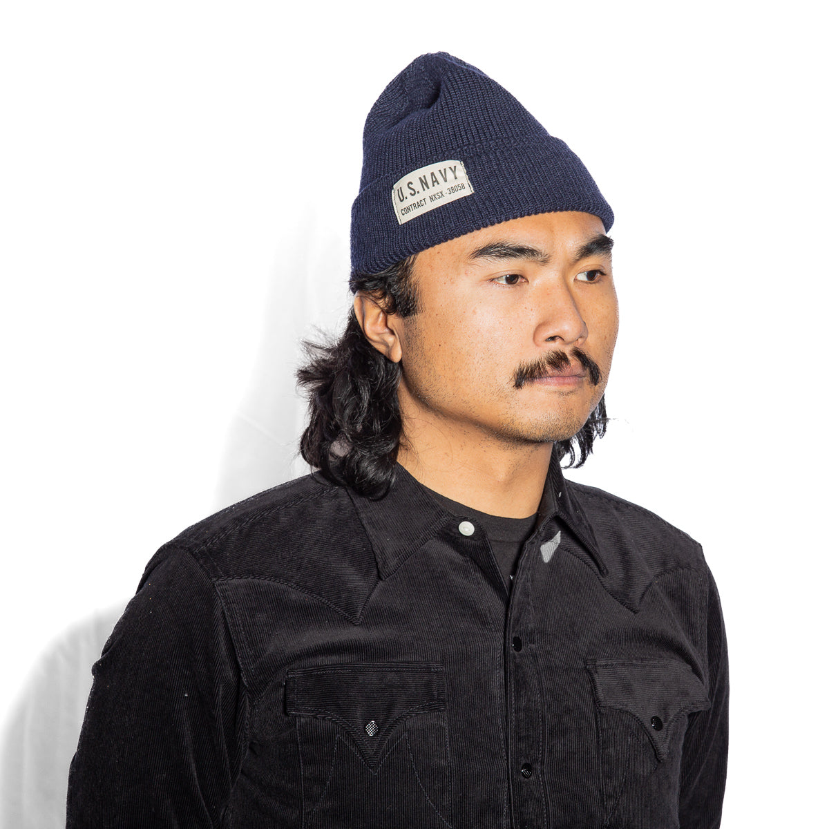 Papa Nui Watch Cap Operation Deepfreeze Navy Blue Standard & Strange