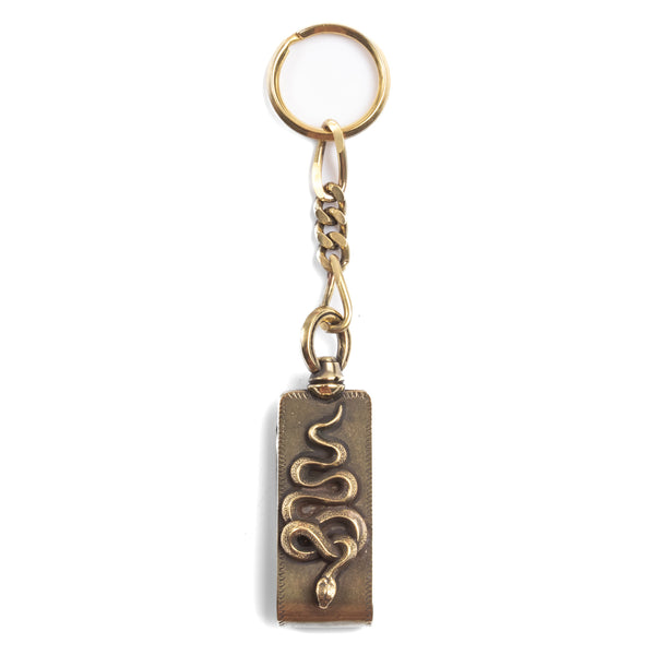 Peanuts & Co Snake Clip Type Keychain - Brass