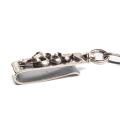 Peanuts & Co Snake Clip Type Keychain - Silver - Standard & Strange