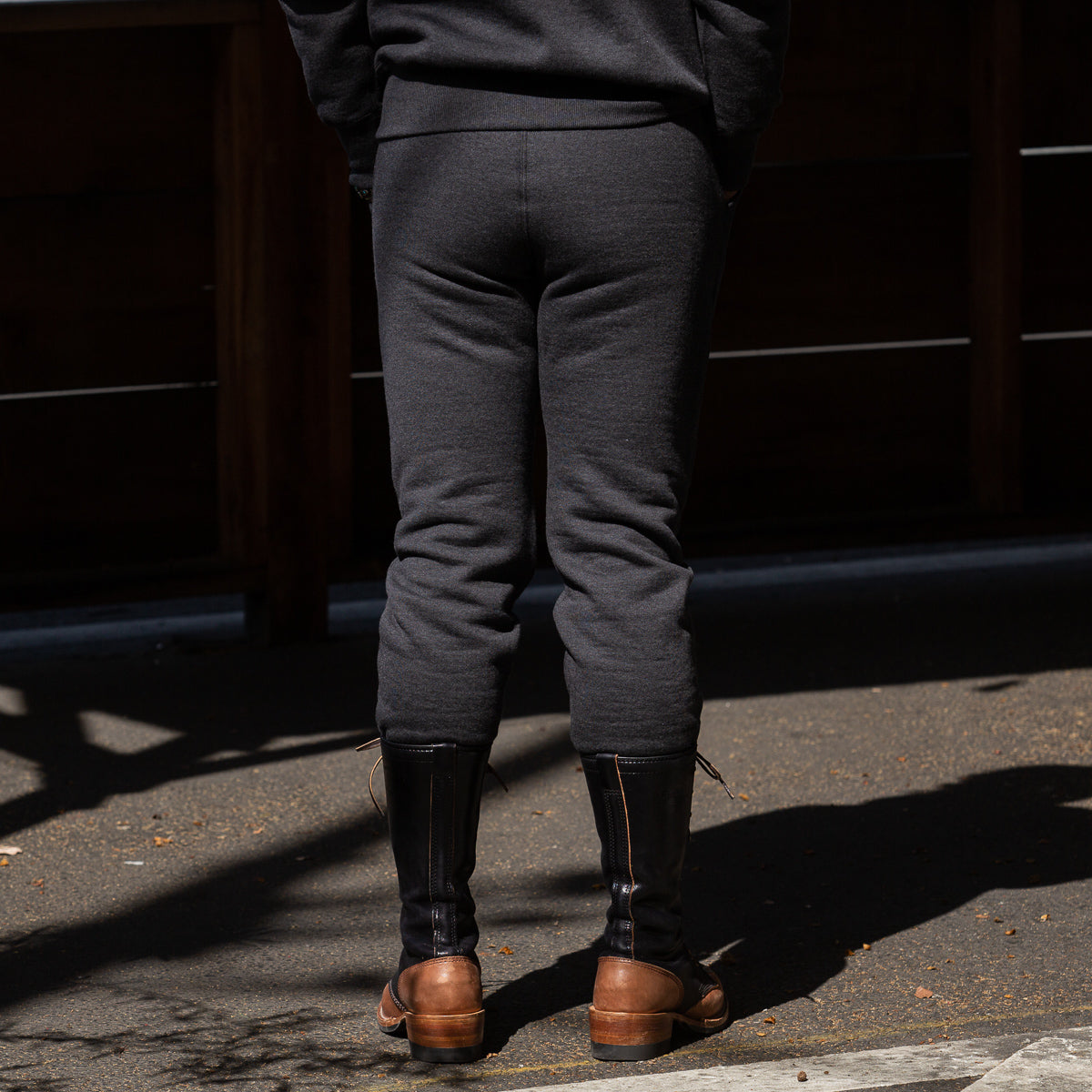 The Real McCoy's 13oz Wool Loopwheel Sweatpants - Black – Standard