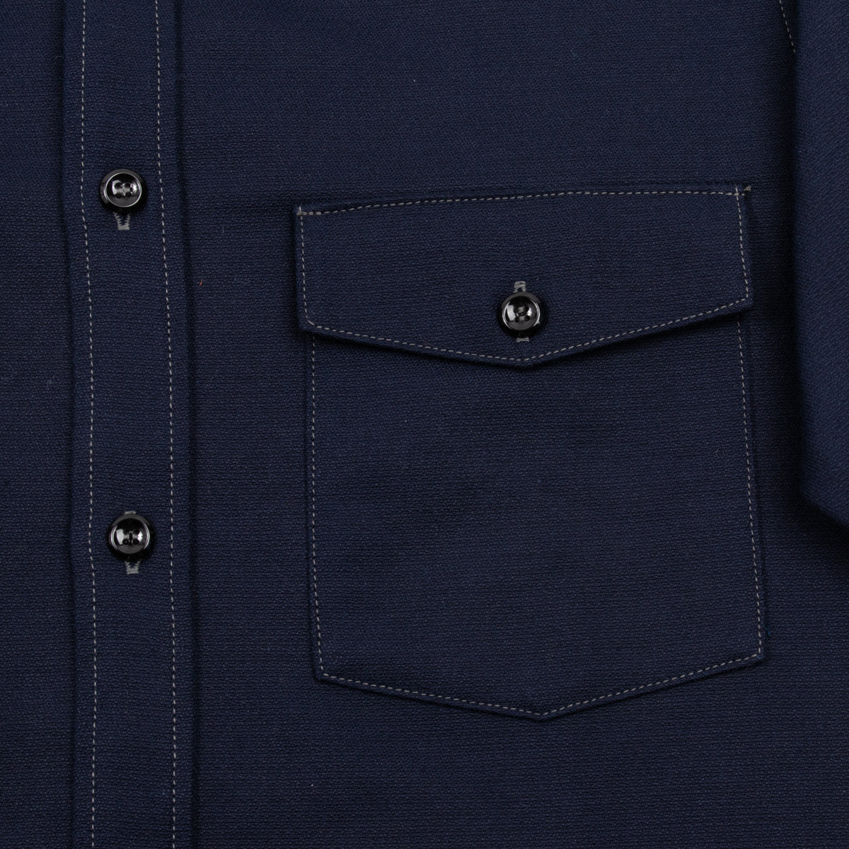 The Real McCoy's 8HU Heavy Moleskin Shirt - Navy - Standard & Strange