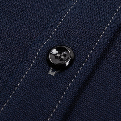 The Real McCoy's 8HU Heavy Moleskin Shirt - Navy - Standard & Strange