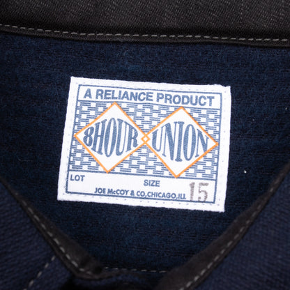 The Real McCoy's 8HU Heavy Moleskin Shirt - Navy - Standard & Strange