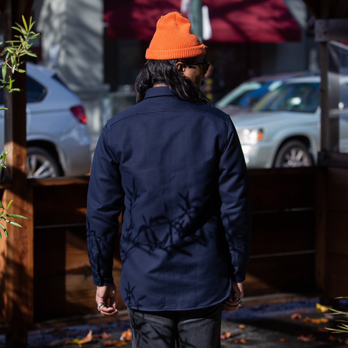 The Real McCoy's 8HU Heavy Moleskin Shirt - Navy - Standard & Strange