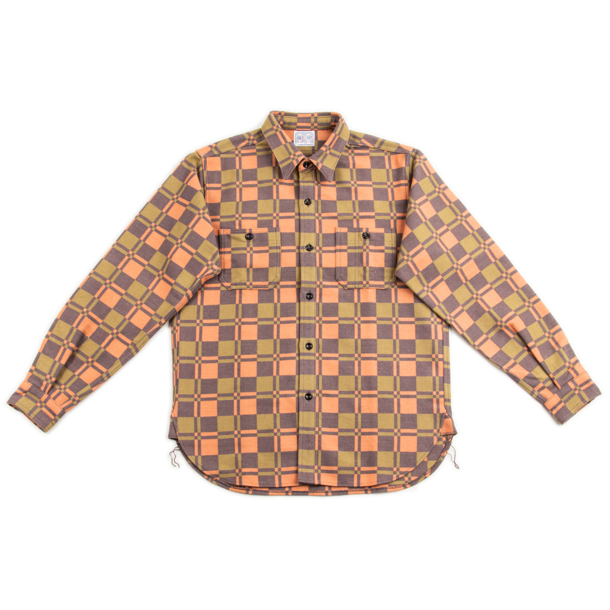 The Real McCoy's 8HU Horse Blanket Flannel Shirt - Orange