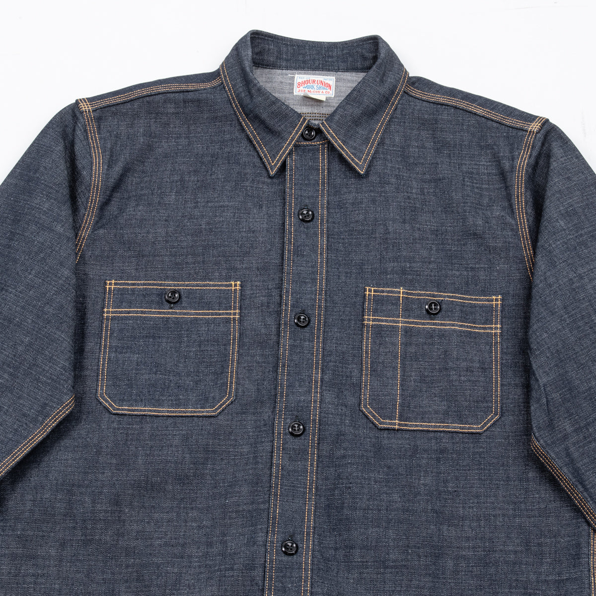 The Real McCoy's 8HU HBT Workshirt L/S - Ink Blue - Standard & Strange