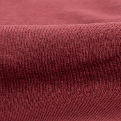 The Real McCoy's 9oz Loopwheel Raglan Sleeve Sweatshirt - Maroon - Standard & Strange