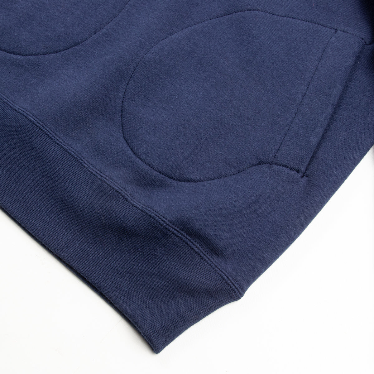 The Real McCoy's Boxing Glove Pocket Hooded Sweatshirt - Navy - Standard & Strange