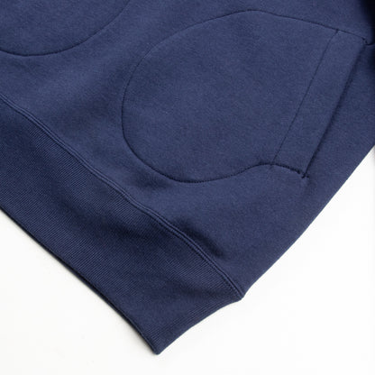 The Real McCoy's Boxing Glove Pocket Hooded Sweatshirt - Navy - Standard & Strange