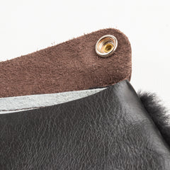 The Real McCoy's Buco Detachable Mouton Collar - Black - Standard & Strange