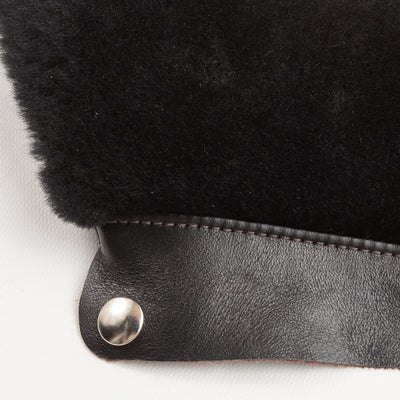 The Real McCoy's Buco Detachable Mouton Collar - Black - Standard & Strange