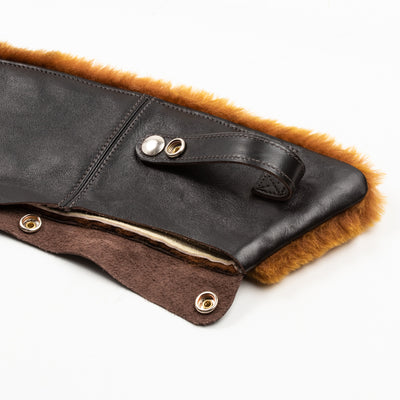 The Real McCoy's Buco Detachable Mouton Collar - Bronze - Standard & Strange