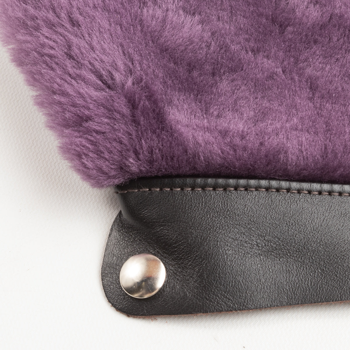 The Real McCoy's Buco Detachable Mouton Collar - Purple - Standard & Strange