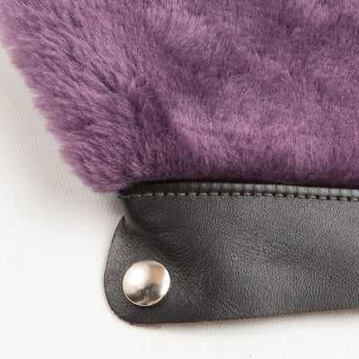 The Real McCoy's Buco Detachable Mouton Collar - Purple - Standard & Strange