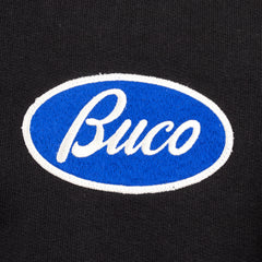 The Real McCoy's Buco Full Zip Hoodie / Buco Oval Logo - Black - Standard & Strange