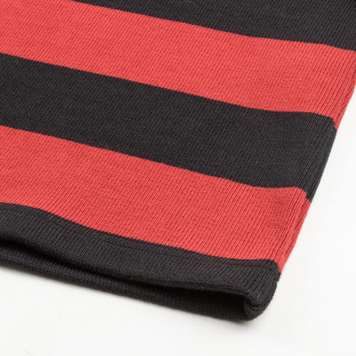 The Real McCoy's Buco Heavy Stripe Racing Jersey - Red/Black - Standard & Strange