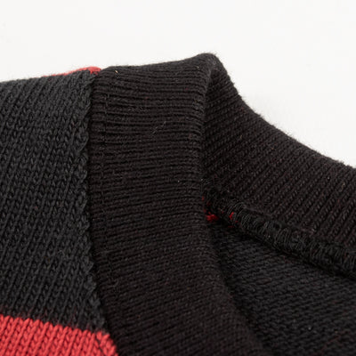 The Real McCoy's Buco Heavy Stripe Racing Jersey - Red/Black - Standard & Strange