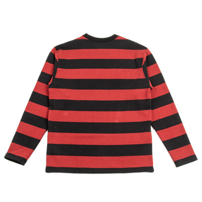 The Real McCoy's Buco Heavy Stripe Racing Jersey - Red/Black - Standard & Strange