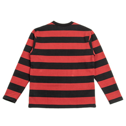 The Real McCoy's Buco Heavy Stripe Racing Jersey - Red/Black - Standard & Strange