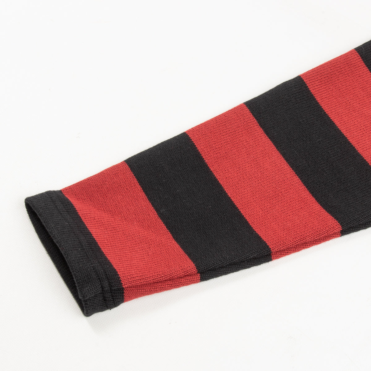 The Real McCoy's Buco Heavy Stripe Racing Jersey - Red/Black