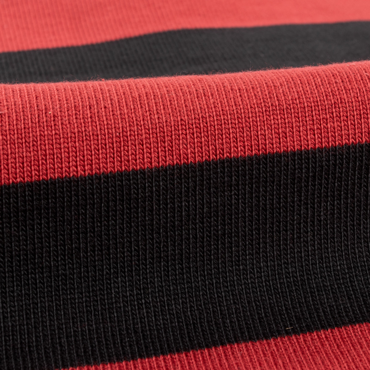 The Real McCoy's Buco Heavy Stripe Racing Jersey - Red/Black