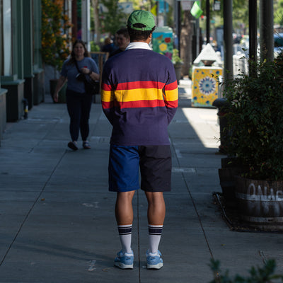 The Real McCoy's Climbers' Shorts (Multi-Tone) - Blue - Standard & Strange